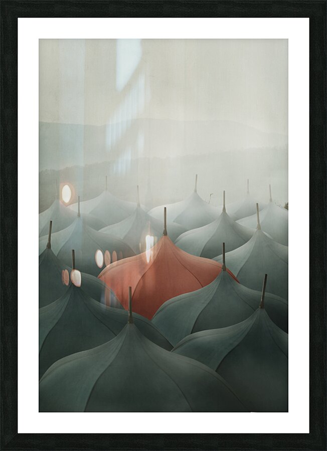 Umbrellas Picture Frame print