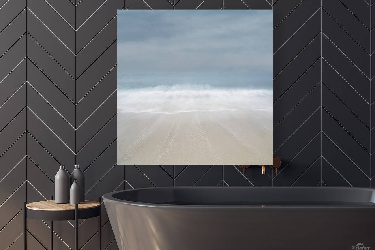 Ocean waves mist  Reproduction