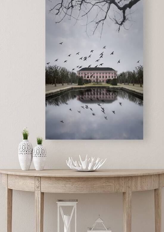 Grand house by the pond  by Jelena Jovanovic Fine Art