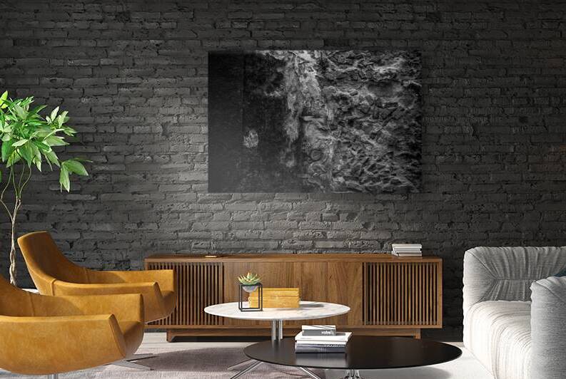 Abstract black and white image of textures and materials by Jelena Jovanovic Fine Art