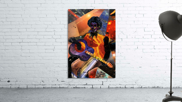 Galactic Guitarist Wall Preview
