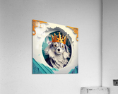 Cachorro de coroa Acrylic Print
