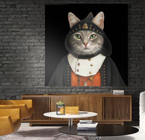 Gato com roupa medieval by Sonia Ribeiro