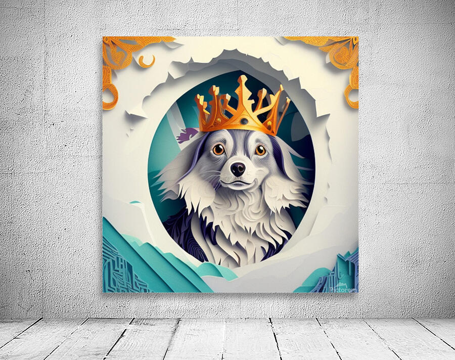 Cachorro de coroa Wall Preview