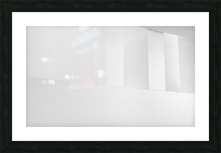 Variation sur le blanc Picture Frame print