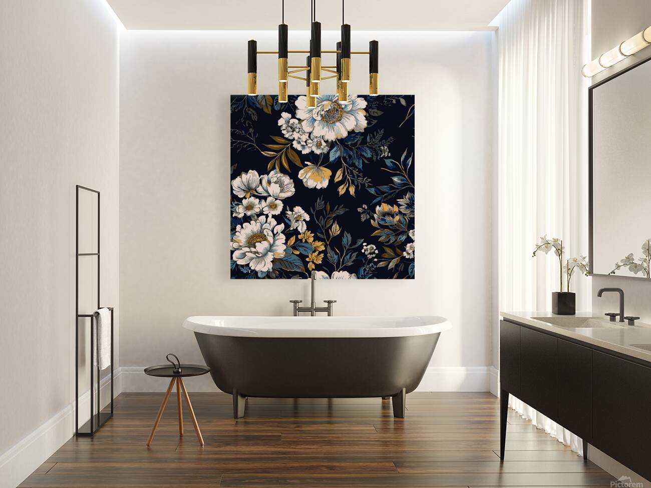 Midnight Garden Bloom Reproduction