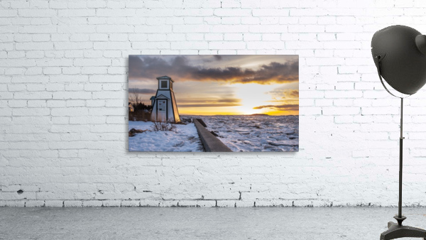 A winter evening Wall Preview