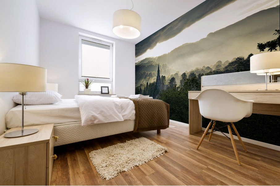 Ambleside Sunset Mural print