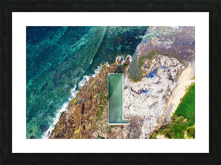 Rock Pool Picture Frame print
