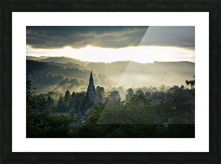 Ambleside Sunset Picture Frame print