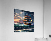 Sunset Sail Acrylic Print