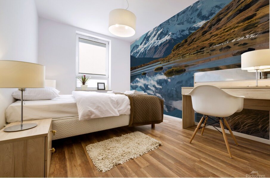 Mountain Reflection Mural print