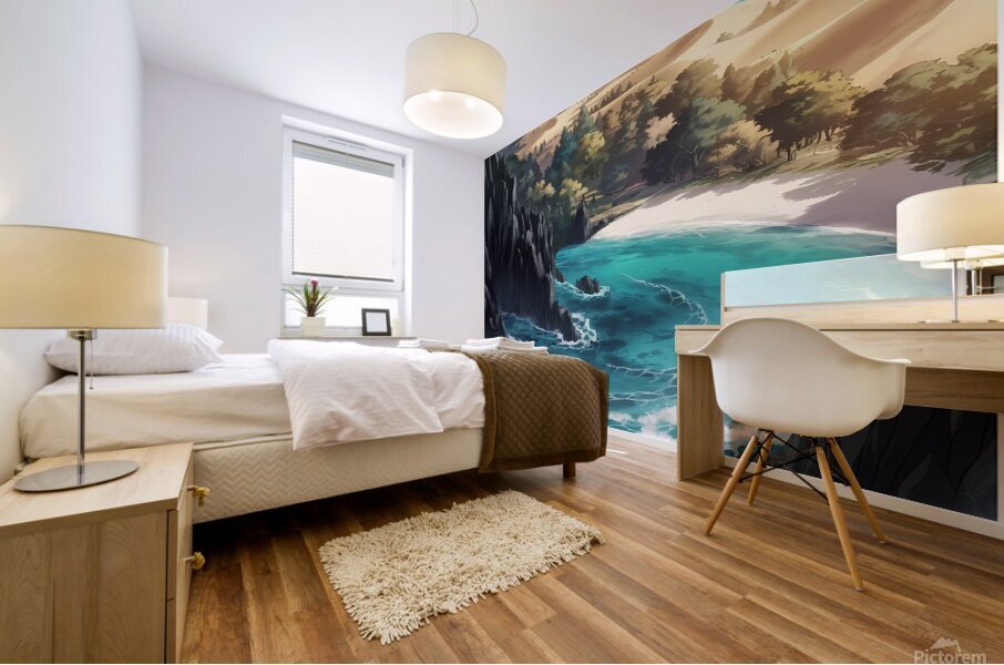 Coastal Haven Mural print