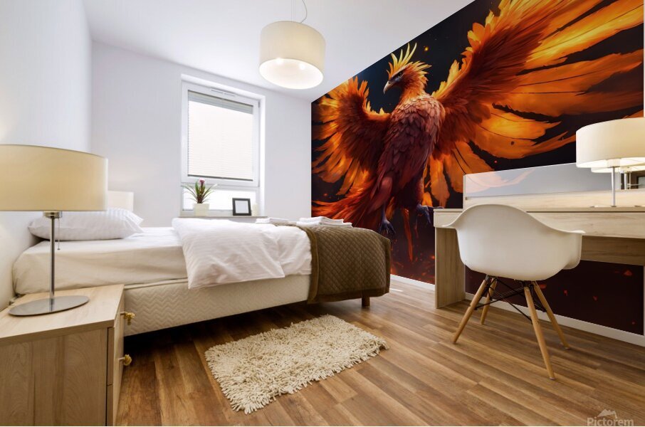 Phoenix Rising Mural print