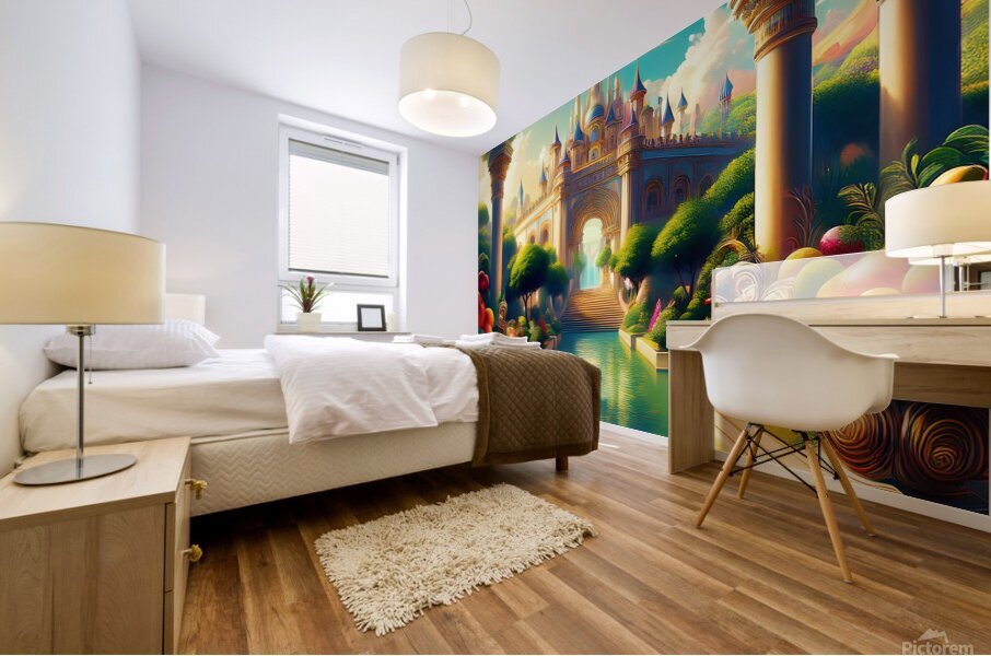 Enchanted Garden Mural print