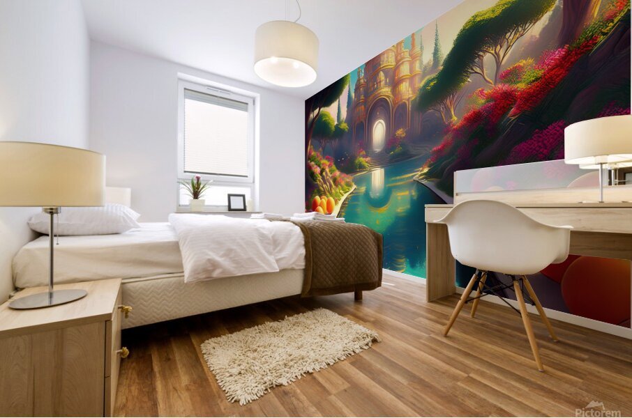 Golden Gateway Mural print