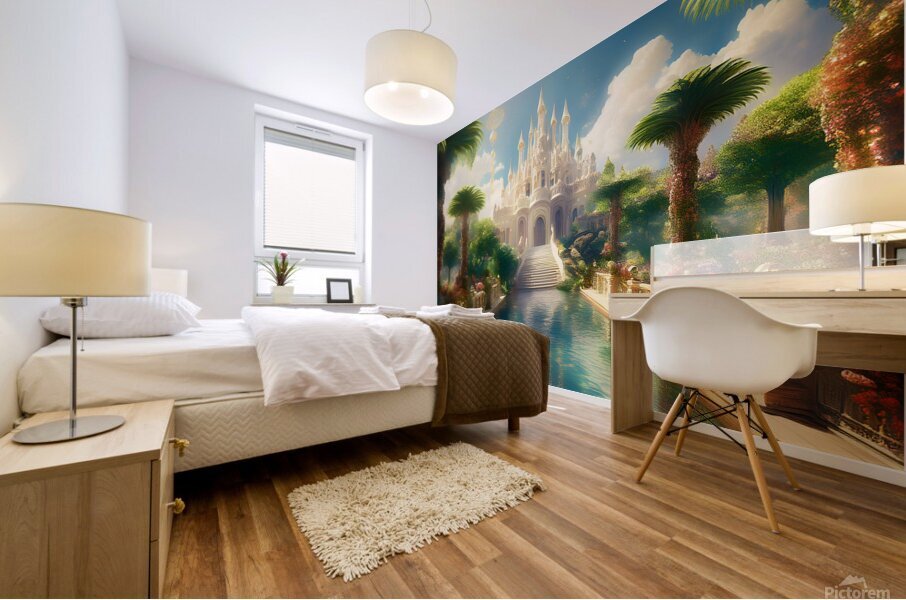 Celestial Castle Mural print