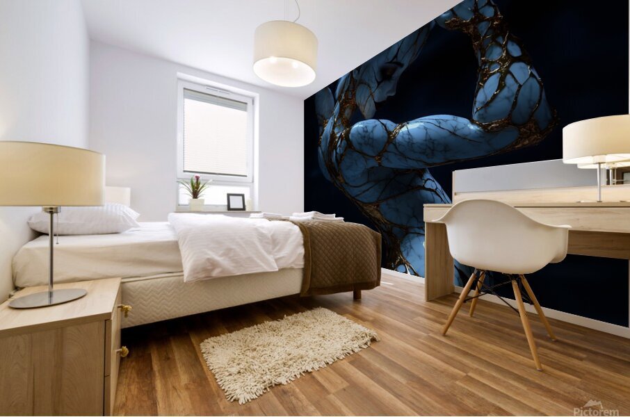 Golden Goddess Mural print