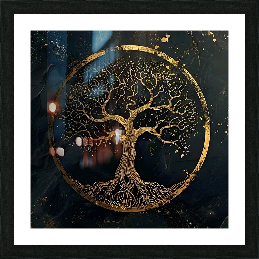 Tree Oumaima Picture Frame print