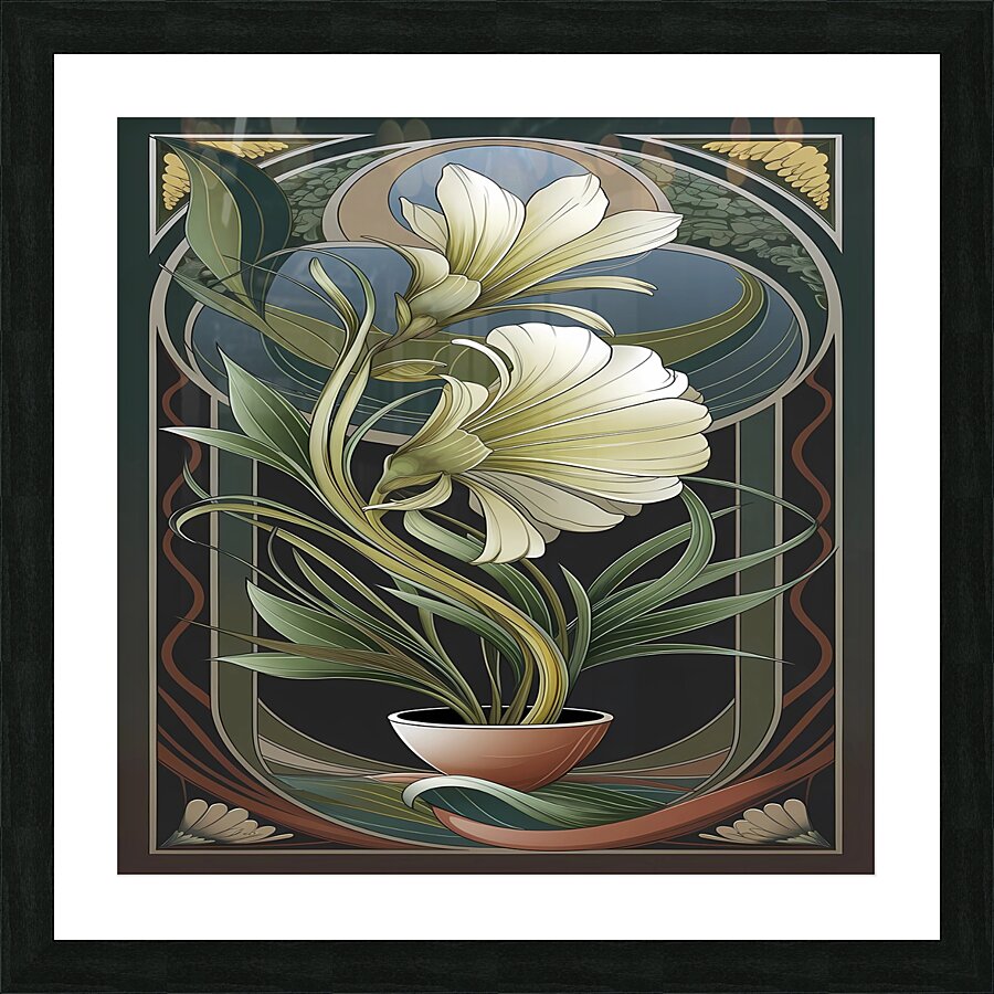 Floral Elegance Picture Frame print