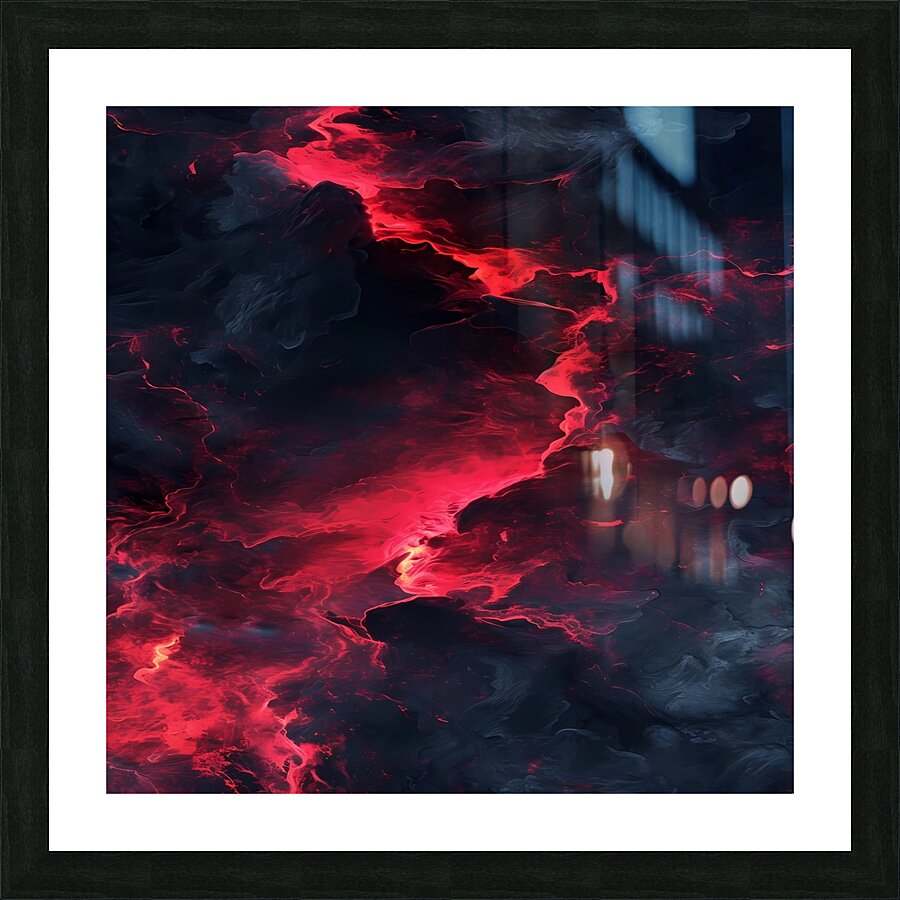 Infernal Flow Picture Frame print