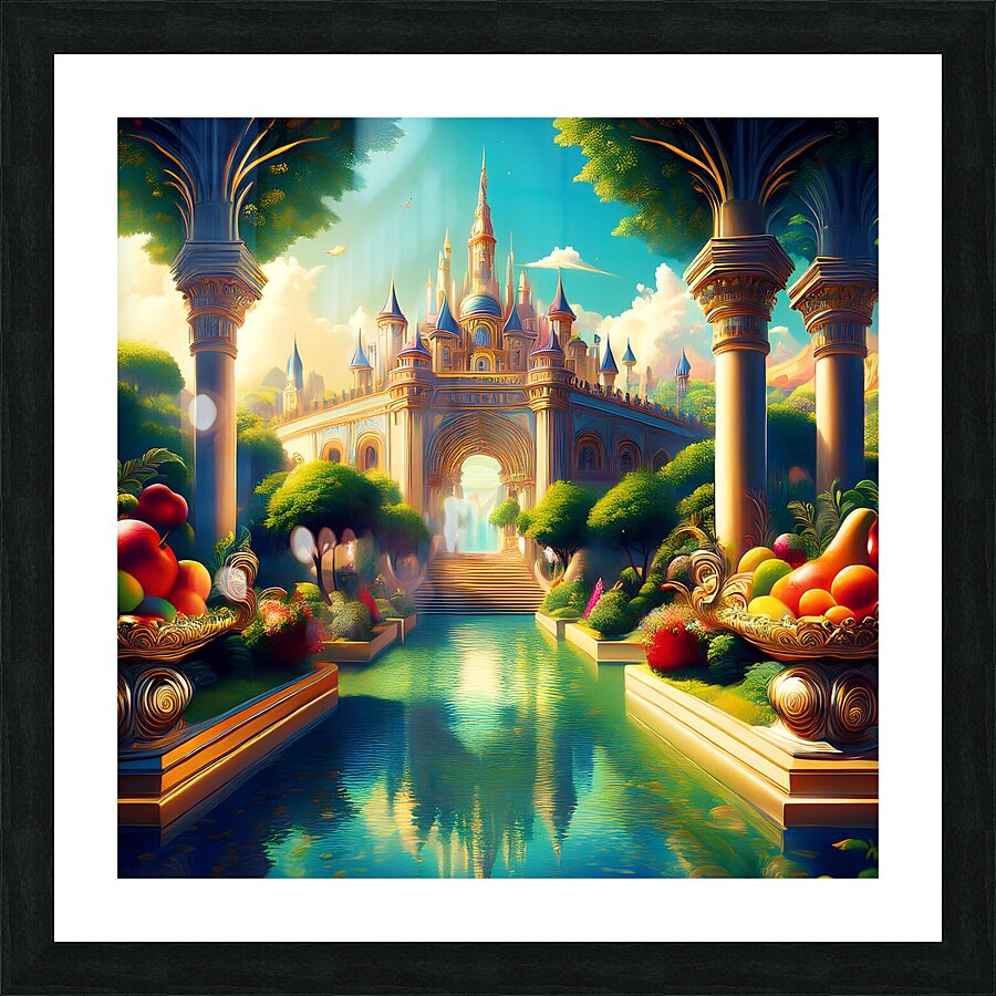 Enchanted Garden Picture Frame print