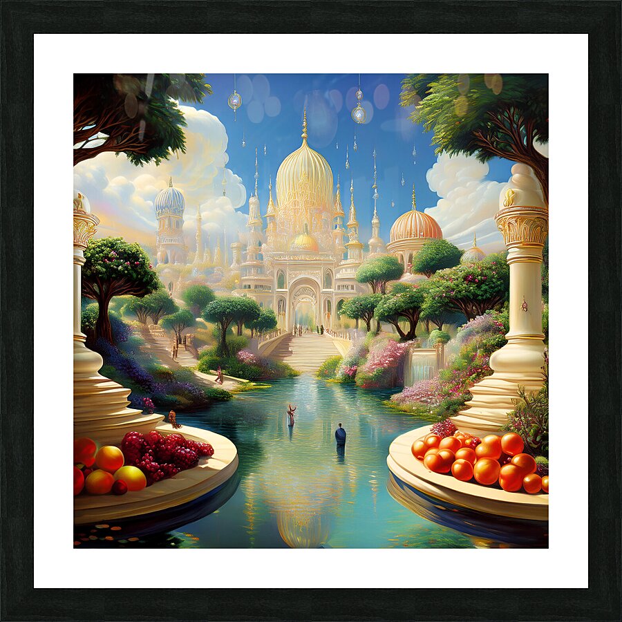 Celestial City Picture Frame print