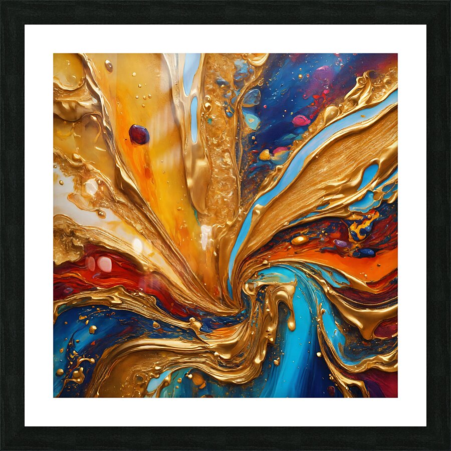 Cosmic Currents Picture Frame print
