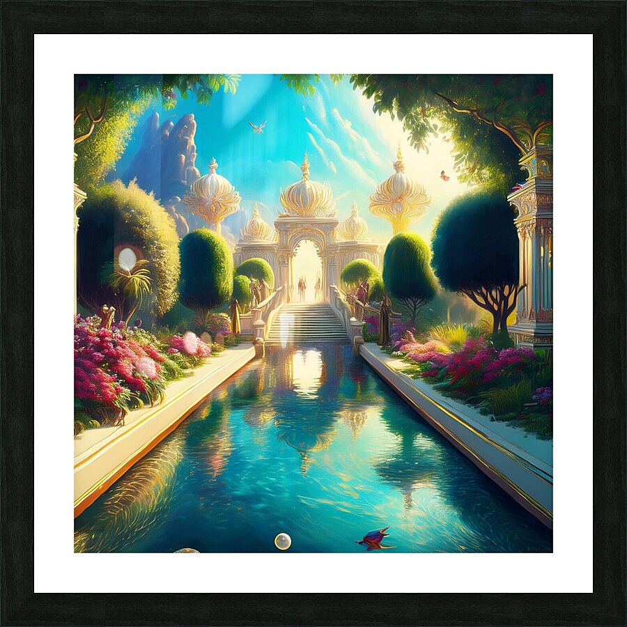 Celestial Garden Picture Frame print