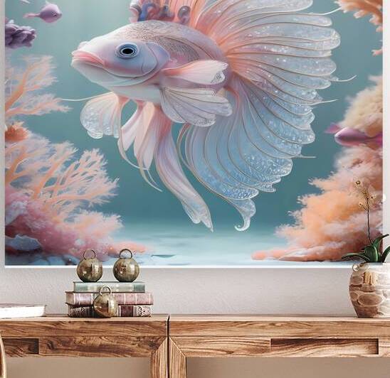Pearlescent Betta by MUST MOFASA