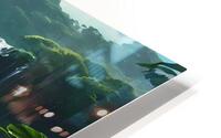 Lush Rainforest Waterfall HD Metal print