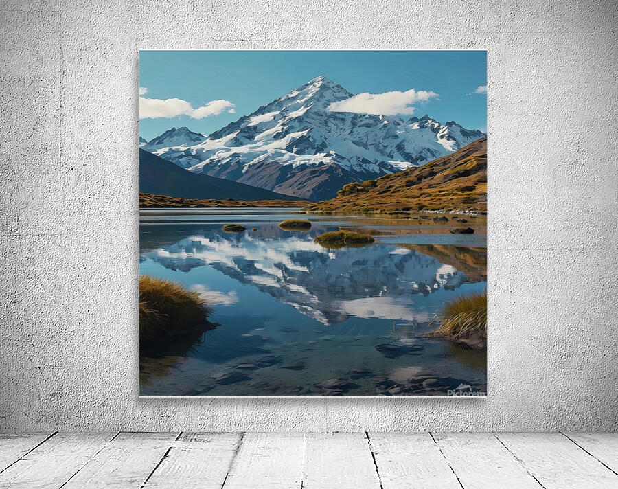 Mountain Reflection Wall Preview