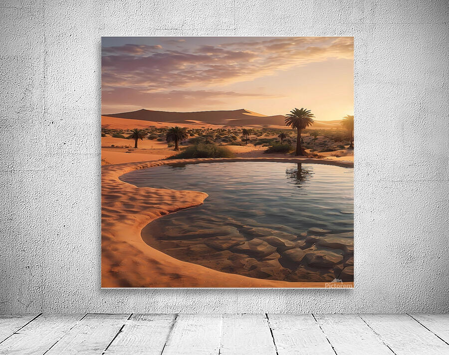 Oasis at Sunset Wall Preview