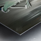 The Dance of Light and Fabric Metal print