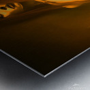 Golden Lumina Metal print