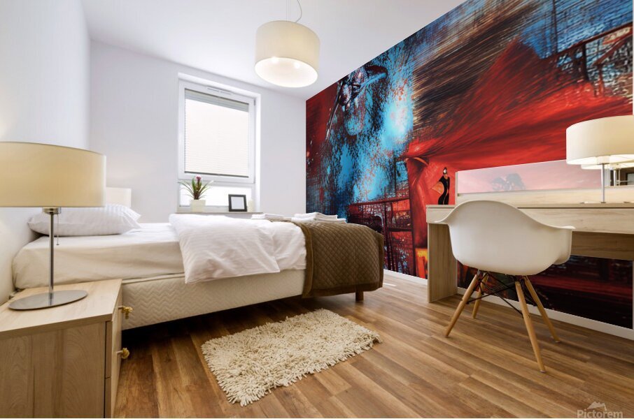 Unraveled Threads Mural print