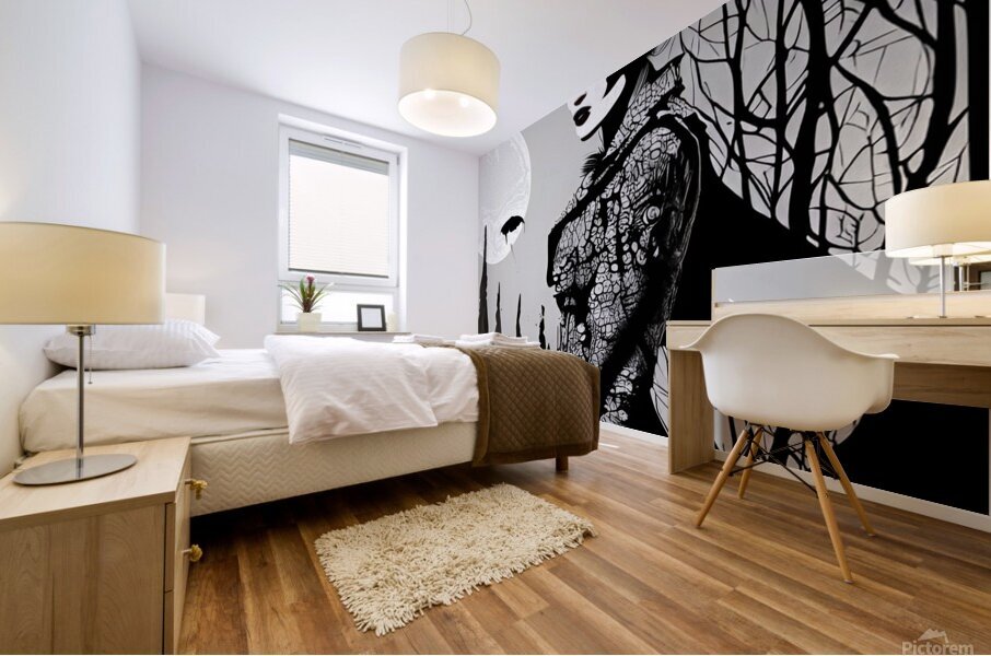 Shadows & Lace Mural print