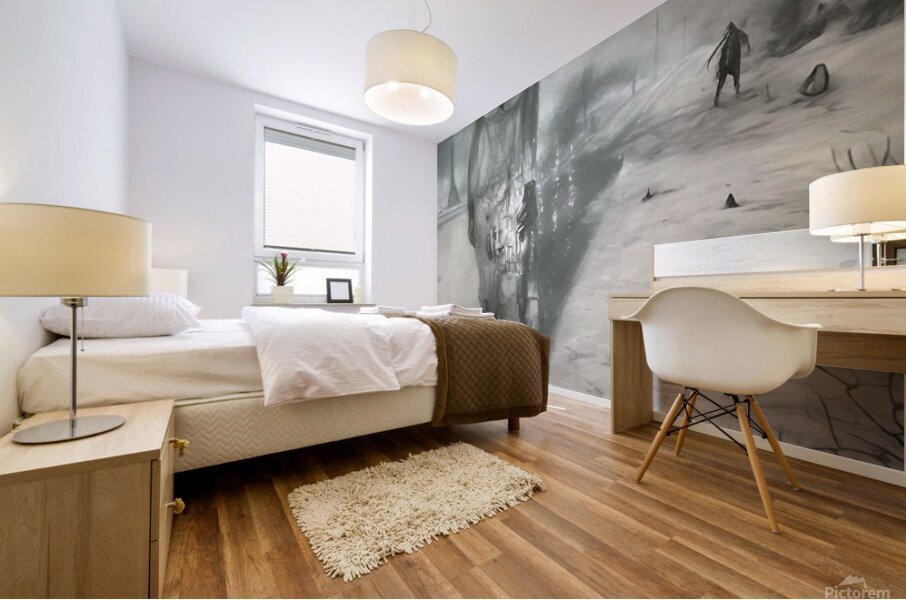 Fading Boundaries Mural print