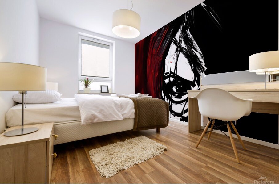 Blood & Shadow Mural print