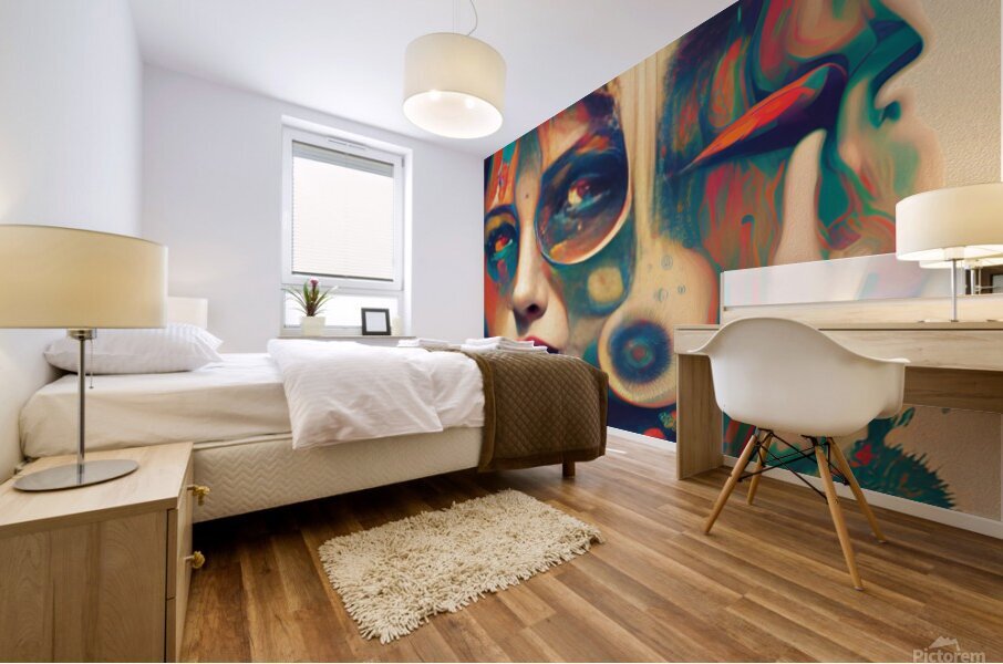 Neural Dreamscape Mural print