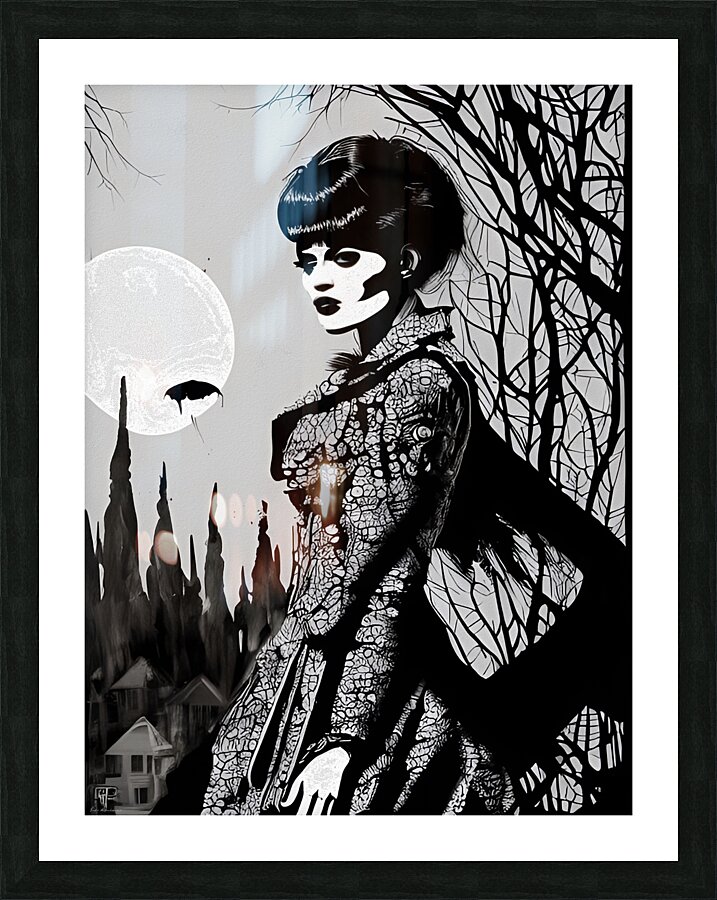 Shadows & Lace Picture Frame print