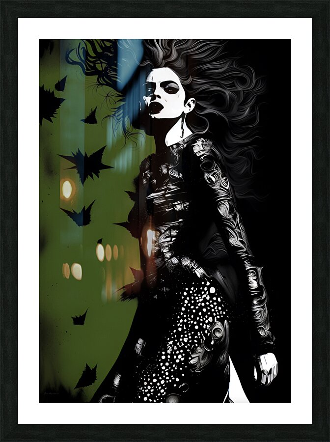Midnight Enigma Picture Frame print
