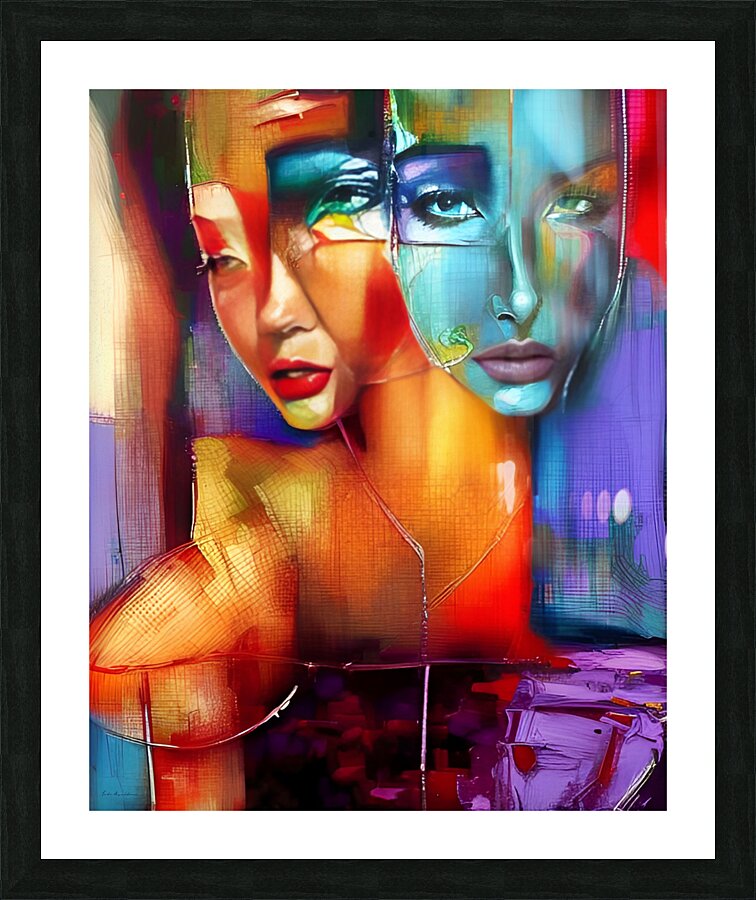 Fragments of Emotion Picture Frame print