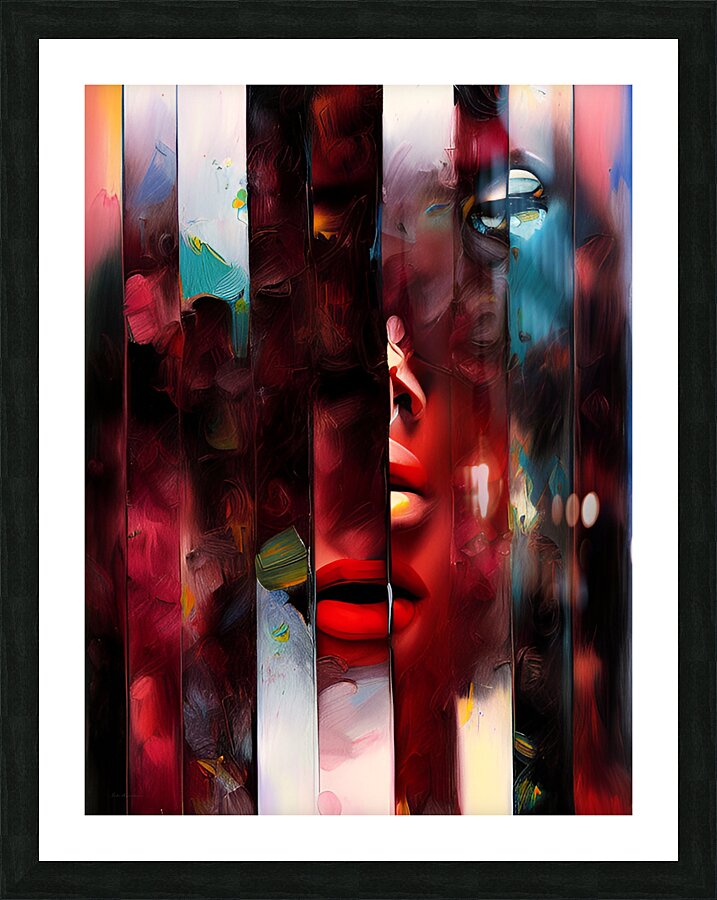 Fragments of a Silent Storm Picture Frame print