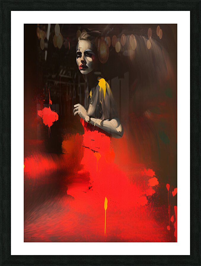 A Dance with the Unknown Picture Frame print