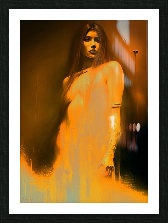 Golden Lumina Picture Frame print