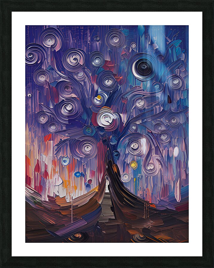 The Vortex Arbor Picture Frame print
