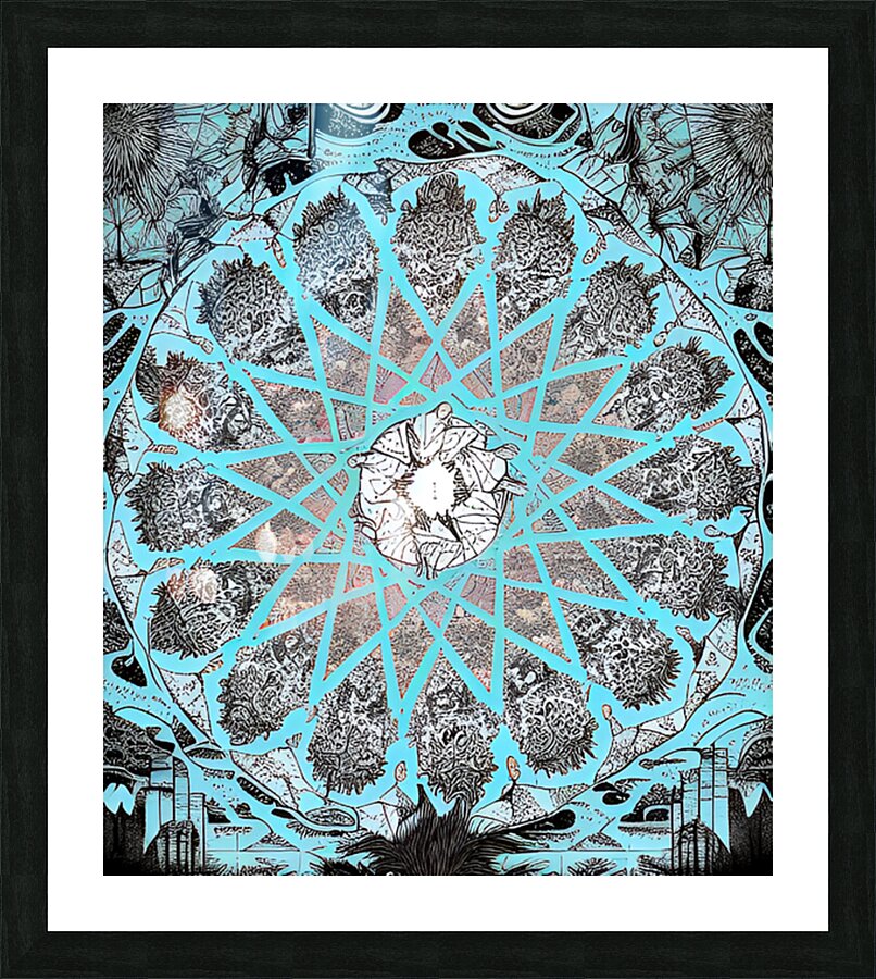 Fractured Harmony Picture Frame print