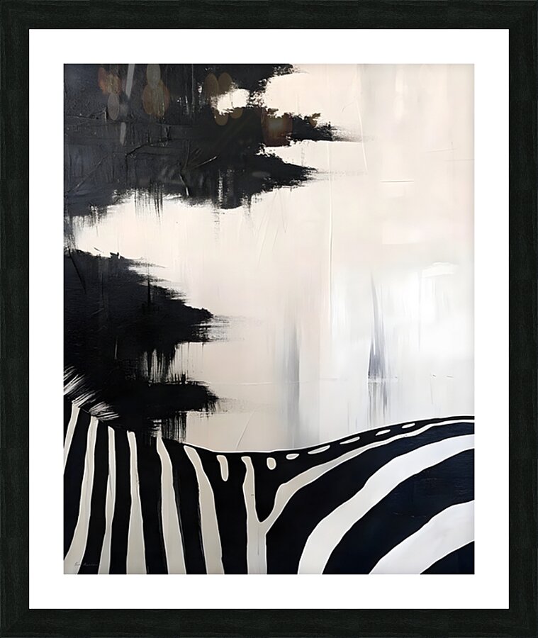 Monochrome Majesty Picture Frame print
