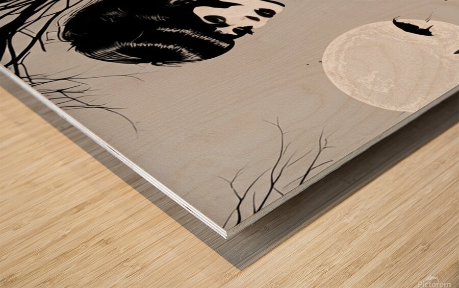 Shadows & Lace Wood print